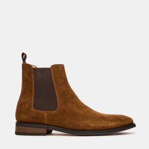 Steve Madden Aldair Chestnut Suede Boots Men’s Size 8.5 New in Box $129 Retail